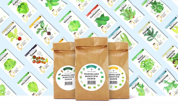 Zakjes Makkelijke Moestuin zaden