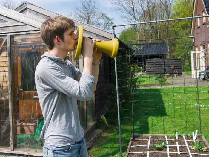Moestuin krukje