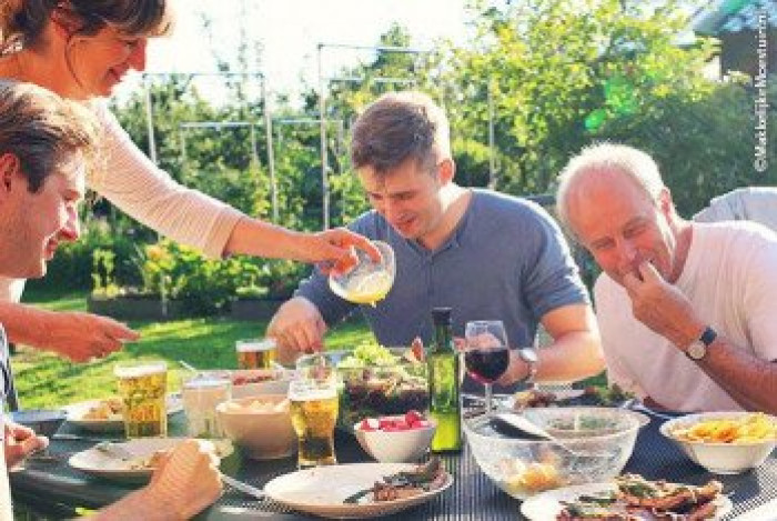 Eten uit moestuin