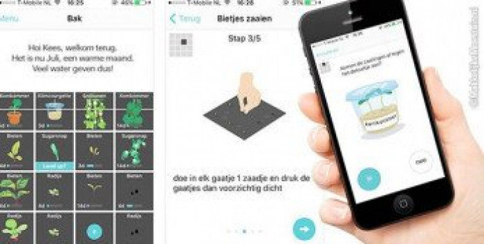 Meedenken moestuin app