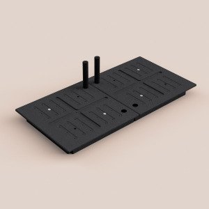Tafel ombouwset waterreservoirs 8 vakken