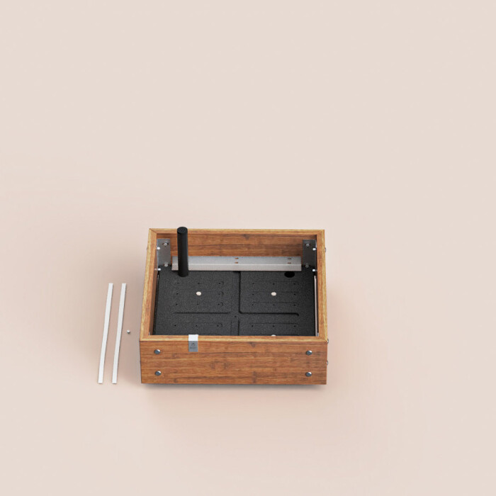 MM-bamboo 4 vakken met waterreservoir
