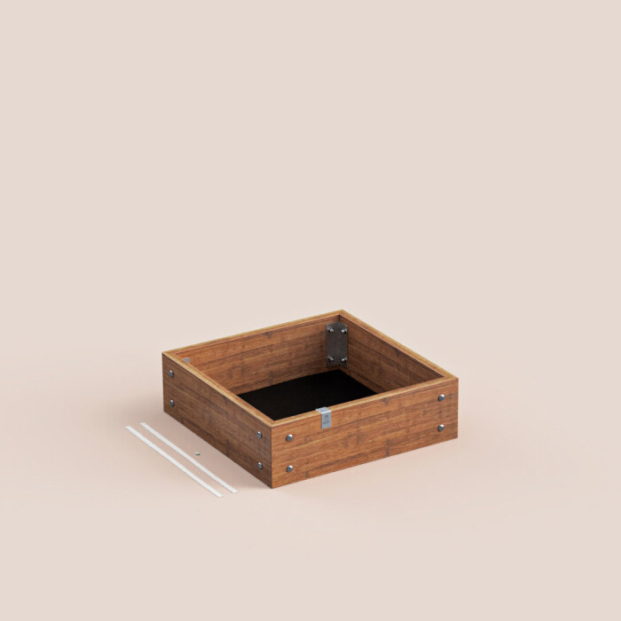 MM-Bamboo garden box, 4 squares