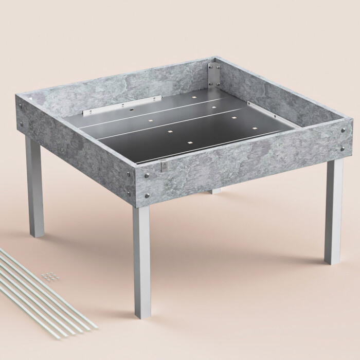 MM-Hero raised table garden box, 16 squares