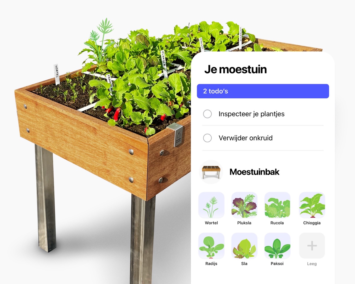 De gratis Makkelijke Moestuin-app helpt je van zaadje tot oogst