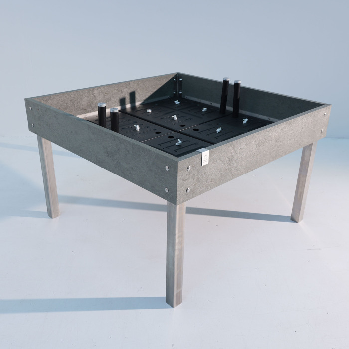 MM-hero 16 vakken (126x126 cm) - tafel met waterreservoir + startpakket