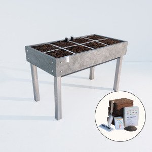 MM-Hero raised table starter kit, 8 squares