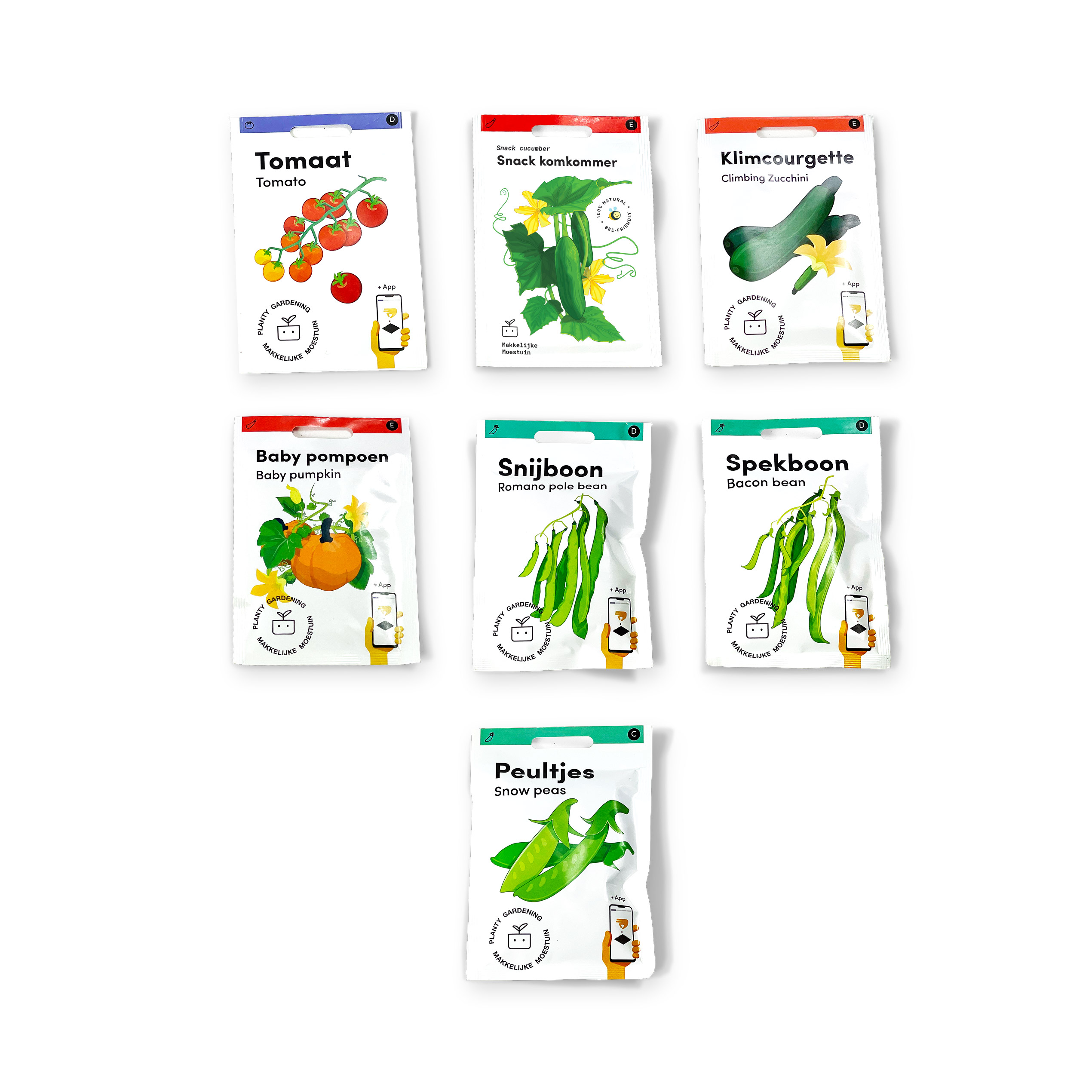 Zadenpakket Klimmers (7 soorten)