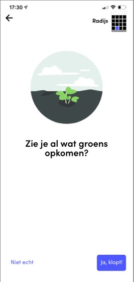 Met de Makkelijke Moestuin app trackt je je plantjes van zaadje tot oogst