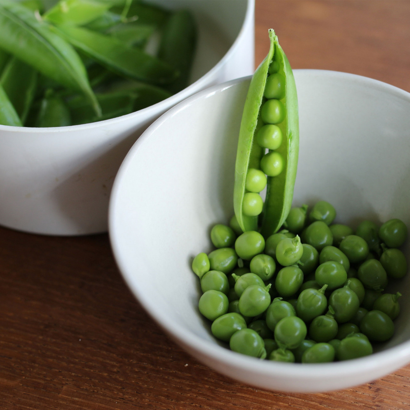 Winter pea sowing and growing Makkelijke Moestuin