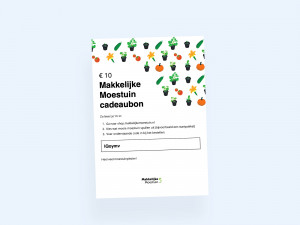 Zoek je een leuk cadeau voor de tuin waar iemand echt iets aan heeft? Geef dan een super leuk moestuin cadeau: de Makkelijke Moestuin cadeaubon.